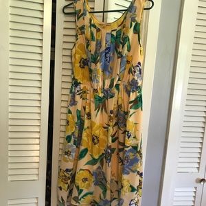 Medium size Yellow flower dress